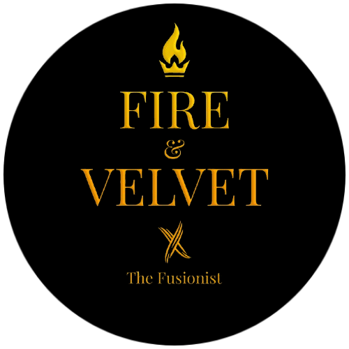 Fire & Velvet premium sauce brand logo